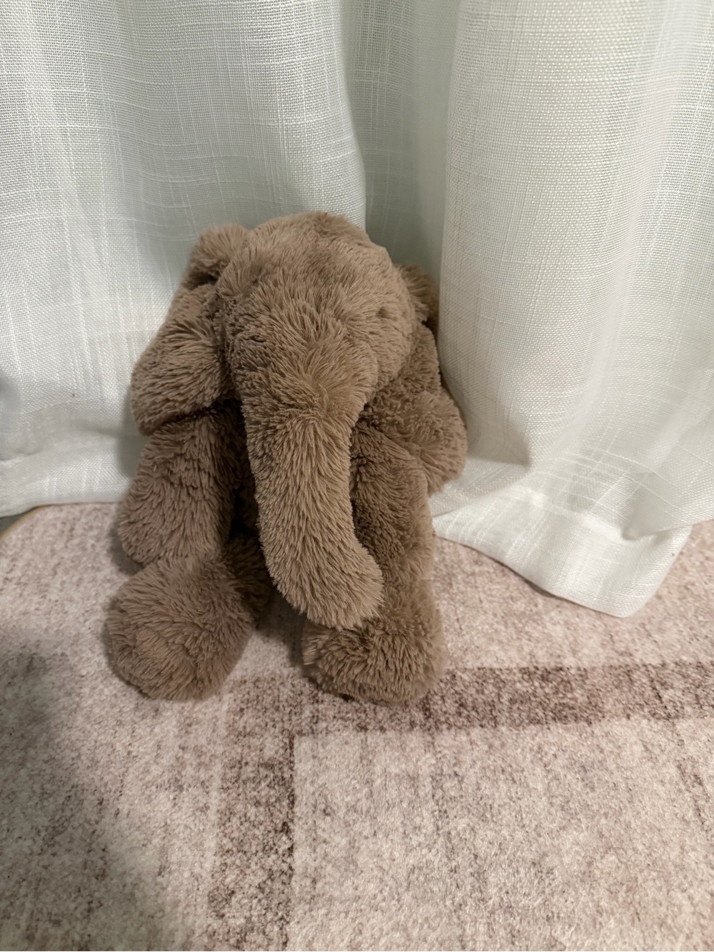 Jellycat Brown Plush Elephant Soft Toy Accent